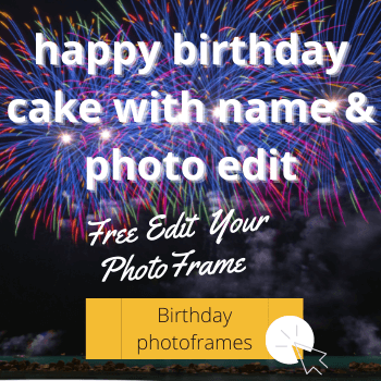 Birthday Cake With Name And Photo